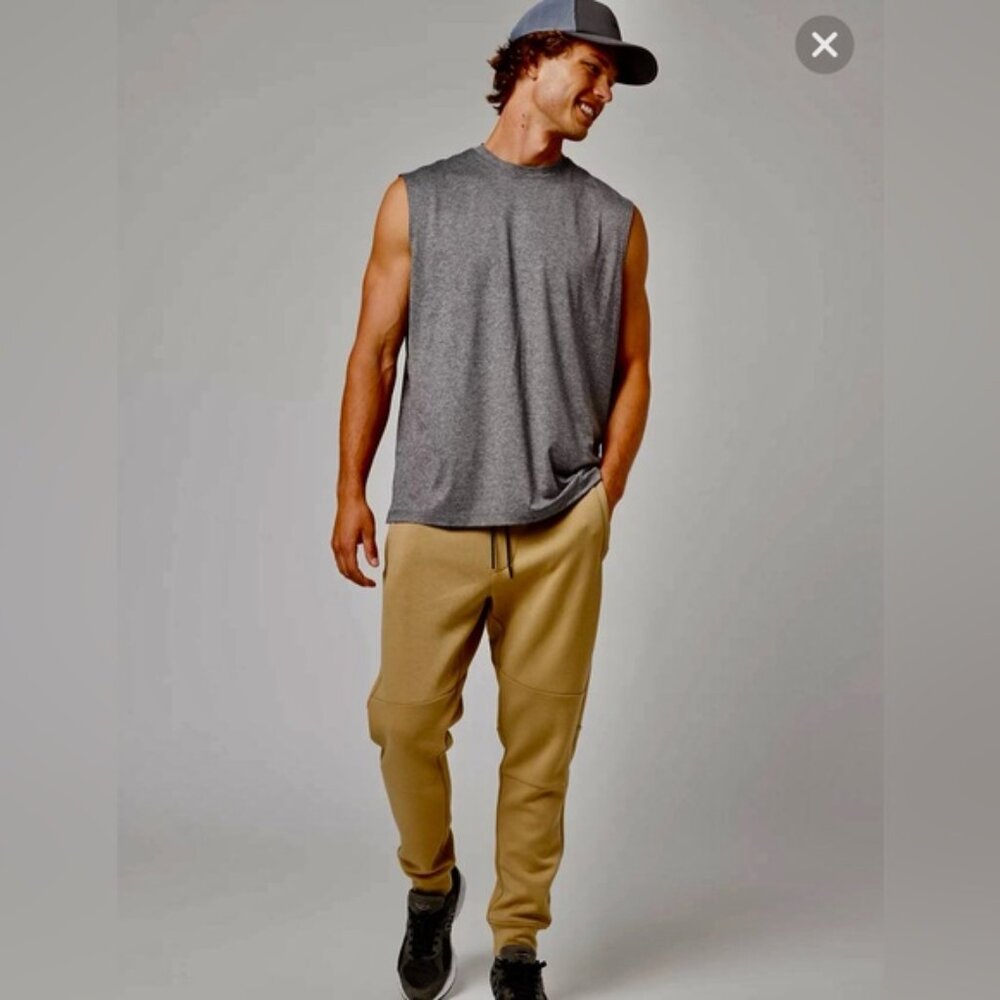 American Eagle Brown joggers, elastic waistband, drawstring,  side pockets